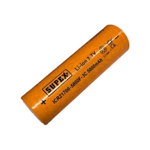 Supex Icr21700 3.7v 5000mah Li-ion Şarjlı Pil 3c Deşarj Akımı Başsız