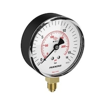 Pakkens Ø100 Çap Alttan Bağlantılı Kuru Tip Manometre