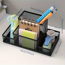 4 Bölmeli Metal Perforeli Organizer