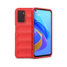 Realme 9i 4g Kılıf Optimum Silikon - Kırmızı Düz Renkli