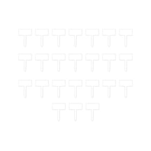 Suntek 24x Akrilik Bitki Etiketi Adı , Yeniden Kullanılabilir