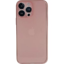 Newface Apple İphone 13 Pro Kılıf Pp Ultra İnce Kapak - Pembe