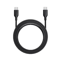 Pitaka Flex Braided Örgülü Tasarımlı Type-c To Type-c Pd Data Ve Şarj Kablosu 60w 1.2m Siyah