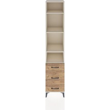 Hyperion Dolap 4 Raflı 3 Çekmeceli 44x44x221 Aytaşı-çam Aytaşı