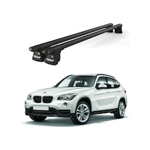 Trio-ıı Bmw X1 E84 2010-2015 Uyumlu Siyah Kilitli Ara Atkı 120cm Port Bagaj Tavan Barı