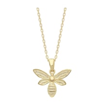 Bee Kolye 718919 Gold Gümüş