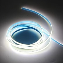 Cob Led Şerit 5metre 24v 480led/m 6000k Soğuk Beyaz 10w 8mm Ip20 Aydınlatma Işık Hortum Kendinden Yapışkanlı