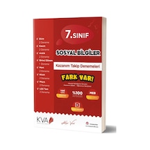 7. Sınıf Sosyal Bilgiler Kazanım Takip Denemeleri -  KVA Yayınları