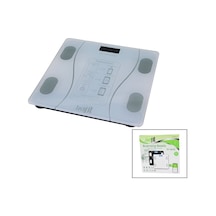 Bluetooth -vücut Analizli Dijital Baskül Terazi 180kg/50g Yağ -su