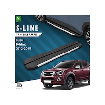 S-dizayn Isuzu D-max 2 S-line Aluminyum Yan Basamak 203 Cm 2012-2019 A+ Kalite