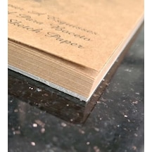 Etika Kraft Kağıt A5 Eskiz Defteri 90 Gr. Spiralli 50 Yaprak Sketchbook