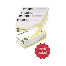 Mumu Pudrasız Lateks Muayene Eldiveni 20 x 100 Adet