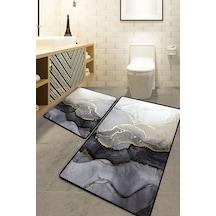 Chilai Home Olsade 2'li Set Banyo Halısı Djt Renkli