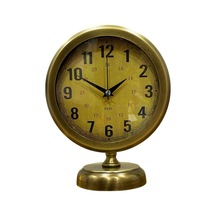 Büro Ev Ofis Hediyesi İçin 20x25cm Prestij Dekor Metal Masa Saati Diğer