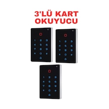 Sr-219 Mf-w Tuya Wifi Mifare Kart Şifre Okuyucu Ip68 Dokunmatik Tuş Takımlı 13.56 Mhz Geçiş Kontrol Cihazı 3 Adet