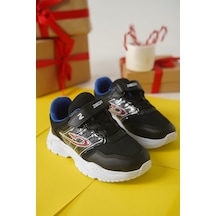 Daxtors Tontik Cırtlı Çocuk Unisex Spor Ayakkabı Siyah