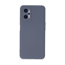 Realme 9i 4g Kılıf Nano İçi Kadife Silikon - Gri Bz8683140579685