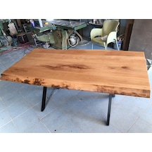 Bintaşmobilya Kayın Ağacı Kütük Masa-150X90.Cm
