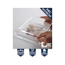 Krcdijital Fotoğraf Ve Resim Çerçevesi Mıknatıslı Pleksi 12,7 Cm X 17,7 Cm Şeffaf Krcnm86 78869856