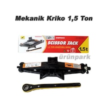 Kriko Scissor Jack Makaslı Mekanik 1.5 Ton Otomatik Kollu
