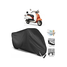 Asya As 125 T Motosiklet Branda (Bağlantı, Kilit Uyumlu)-Siyah (457264859)