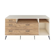 Kronos Konsol 2 Raflı 5 Çekmeceli 176x59x83 Aytaşı-çam/çam Çam/çam