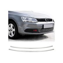Vw Jetta Krom Ön Tampon Çitası 2 Prç 2011-2014 Arası Paslanmaz Çelik