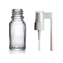 10ml Şeffaf Ağız Spreyi Başlıklı Cam Şişe, Ağız Spreyi Şiesi, Cam Şişe, 12 Adet, Şeffaf Şişe, Medikal Şişe Diğer
