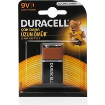 Duracell 9 Volt Pil 1'li