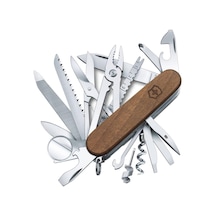 Victorinox 1.6791.63 Swisschamp Ceviz Ağacı Yüzeyli Kamp Çakı Kahverengi