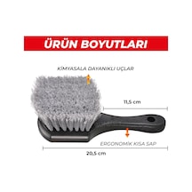 Wonkey - Jant Ve Davlumbaz Temizleme Fırçası, Yumuşak Kıllı Jant Temizleme Fırçası - Lastik Ve Jant Fırçası Diğer