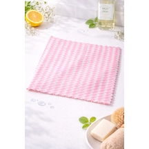 1 Adet Mikrofiber Bez 28x30, Süper Emici Mercan Polar Kumaş, Koku Yapmaz, Nem Ve Bakteri Önler Çeyiz Çok Renkli