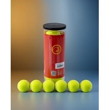 6'lı Tenis Topu Seti Yüksek Zıplama Dayanıklı