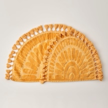 Bella Maison%100 Pamuk Sunshine Paspas Takımı, Hardal, 60 X 100 Diğer