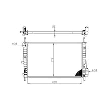 Orıs Bfr079026 Motor Radyatoru 1114766 1115769 1142812