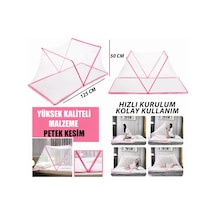 Krt-1128 Cm-451 Portatif Çocuk & Bebek Sinek Koruyucu Cibinlik Tül 50x125 Cm Nefes Alabilen Koruyu