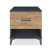 Hyperion Komodin Tek Çekmeceli 60x44x64 Antrasit-çam Antrasit