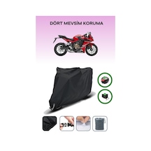 Siyah Arka Çanta Ve Kilit Uyumlu Honda Cbr 600 F Uyumlu Motor Brandası