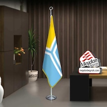 Tuva -tıva Cumhuriyeti Bayrak -ofis -makam-toplantı Odaları -direkli -saçaklı Makam Bayrağı 1