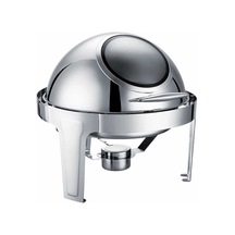 Chafıng Dısh Roll Top Yuvarlak Camlı 6 Lt Diğer