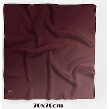 Nüans Desen 70 70cm Bandana/fular Çikolata Kahve