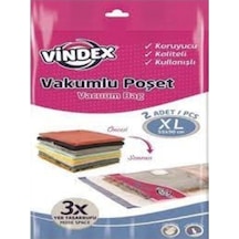 Vakumlu Poşet Xl 2'li 55 90 Cm Plastik 73 X 122 Çok Renkli Diğer