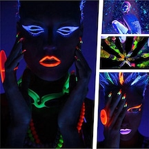 Mey İthalat 6 Lı Neon Boya Uv Işıkta Parlayan Makyaj Seti