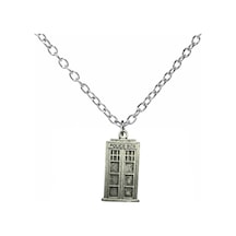 Doctor Who Tardıs Polis Kulübesi Figürlü Unisex Kolye Zaman Yolculuğunun Simgesi Çok renkli