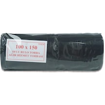 Ağır Hizmet Çöp Poşeti 100x150 Siyah