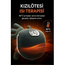 Kızılötesi Isıtmalı Avuç İçi Boyun Omuz Sırt Masaj Aleti Şarjlı 3d Yoğurma