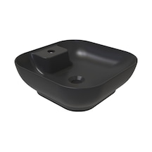 Bien MTLG04201FD1B7000 Motto Kare Lavabo Mat Siyah 42 CM