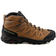 Salomon X Ward Leather Mid Gtx Erkek Trekking Bot Ve Ayakkabısı L47181800 Kahverengi 001