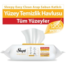 Sleepy Easy Clean Arap Sabunu Katkılı Yüzey Temizlik Havlusu 12 x 100'lü