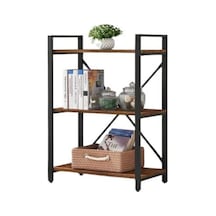 Rafburada Rafburada® 3 Katlı Kitaplık, Dekoratif Kitaplık, Ahşap Kitaplık.